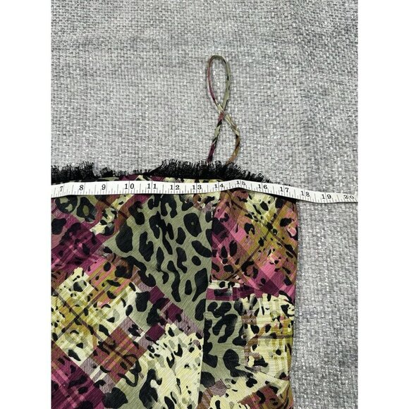 Muse Dress Womens 12 Plaid Animal Print Silk Golblincore‎ Retro Fairy Grunge - Picture 15 of 16